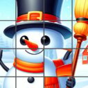 Happy Snowman Puzzle 6 happy snowman puzzle 1